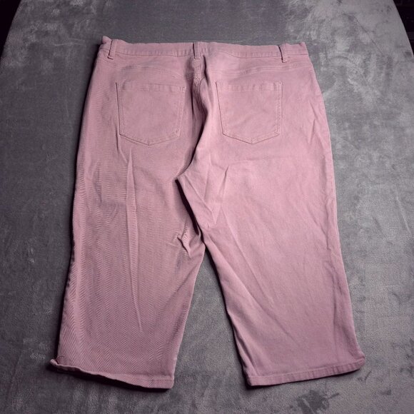 Gloria Vanderbilt Amanda Capri Jeans 20W Lavender All Around Slimming Effect - Picture 3 of 6